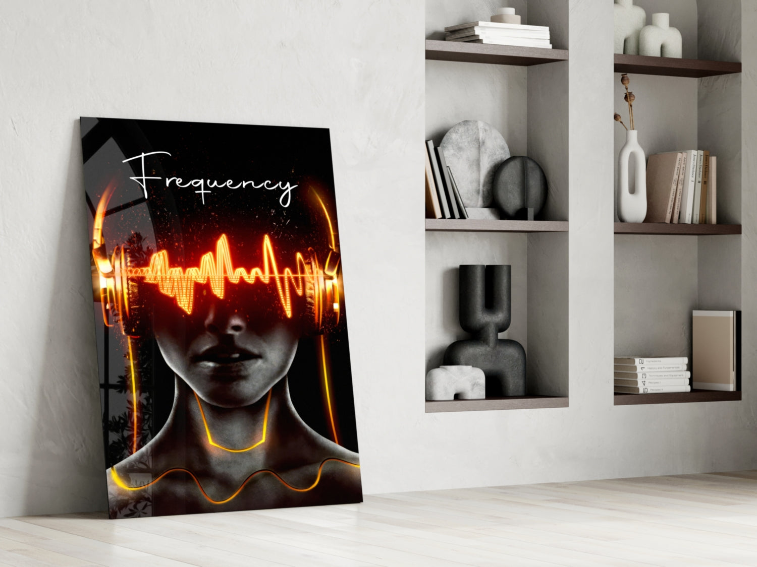 Frequency Glass Wall Art
