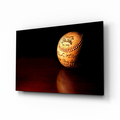 Baseball Glass Wall Art