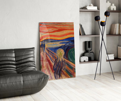 Scream" Glass Wall Art