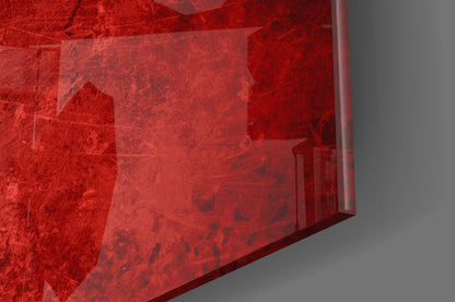Flag of Turkiye Glass Wall Art