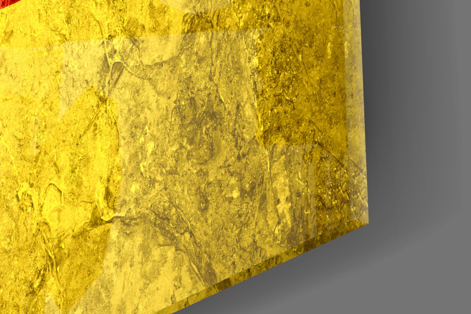German Flag Stone Texture Glass Wall Art