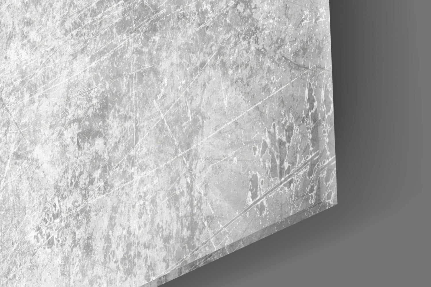 Stone White Crimson England Cross Flag Glass Wall Art