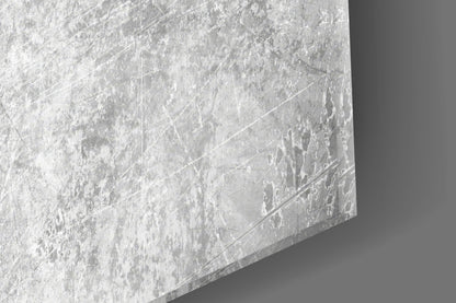 Stone White Crimson England Cross Flag Glass Wall Art