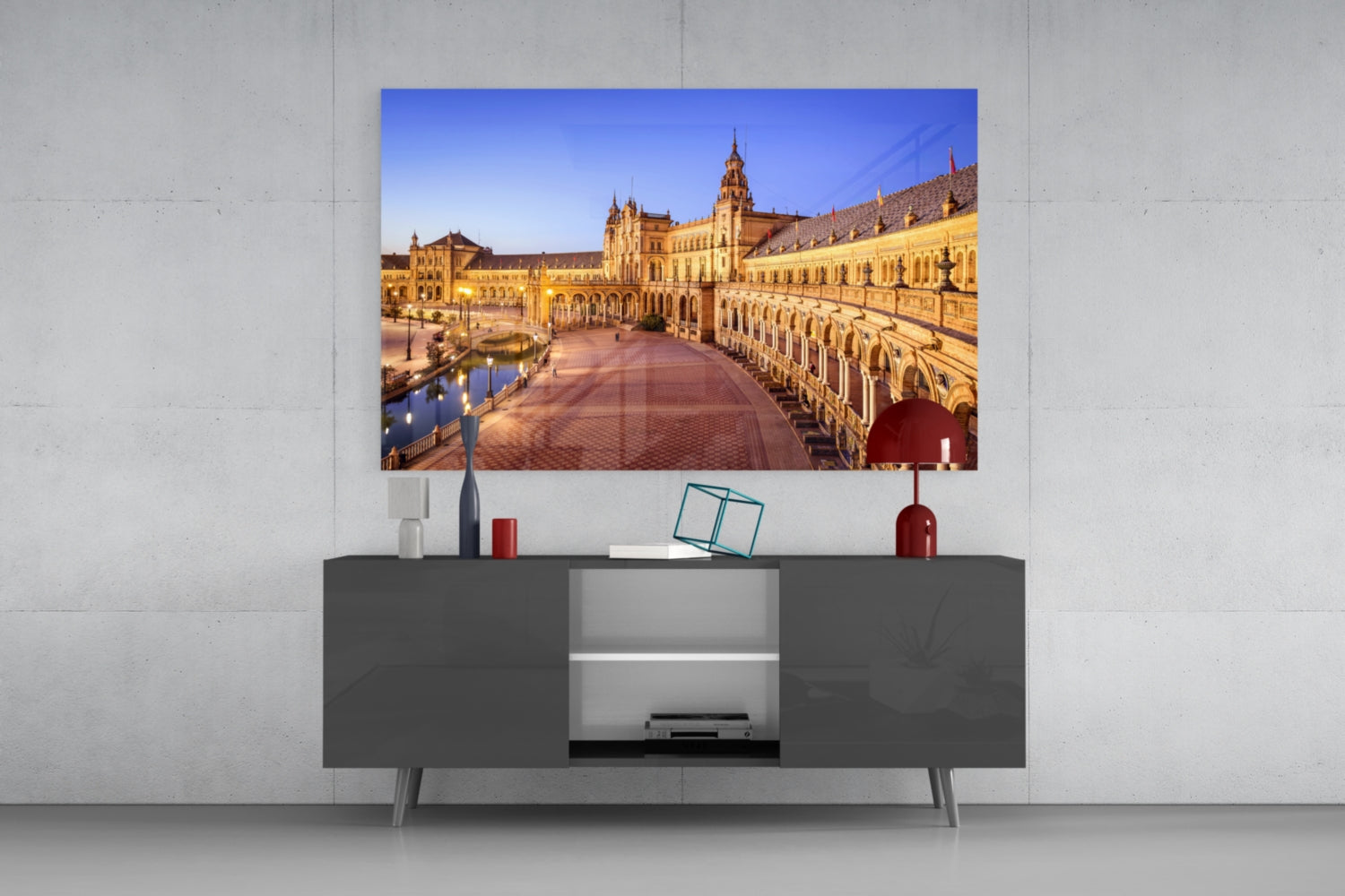 Sevilla  Glass Wall Art