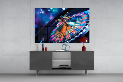 Roulette Glass Wall Art