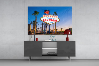 Vegas Glass Wall Art