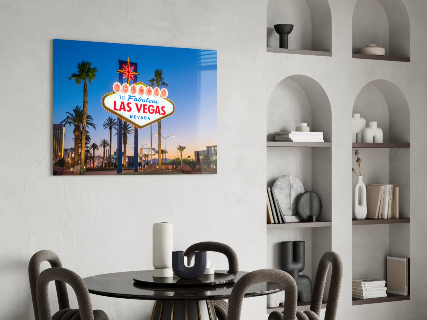 Vegas Glass Wall Art