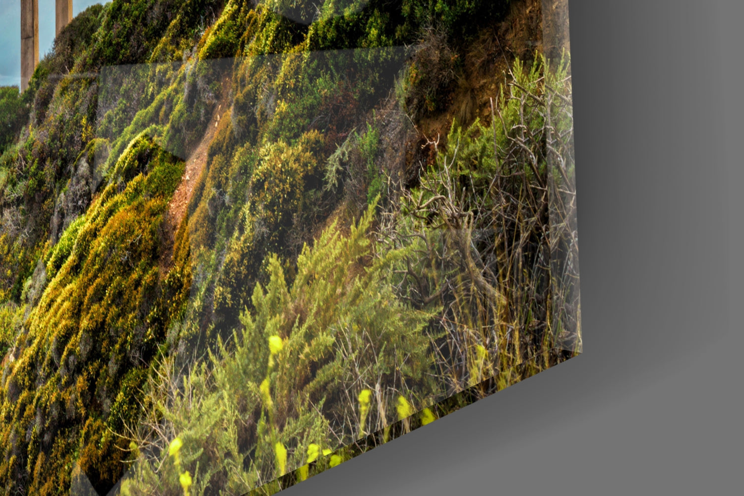 Bixby Creek Bridge Glass Wall Art