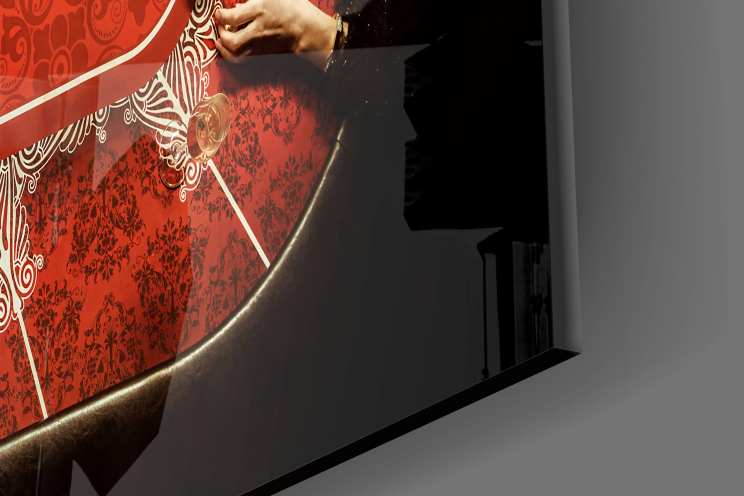 Gambling Glass Wall Art