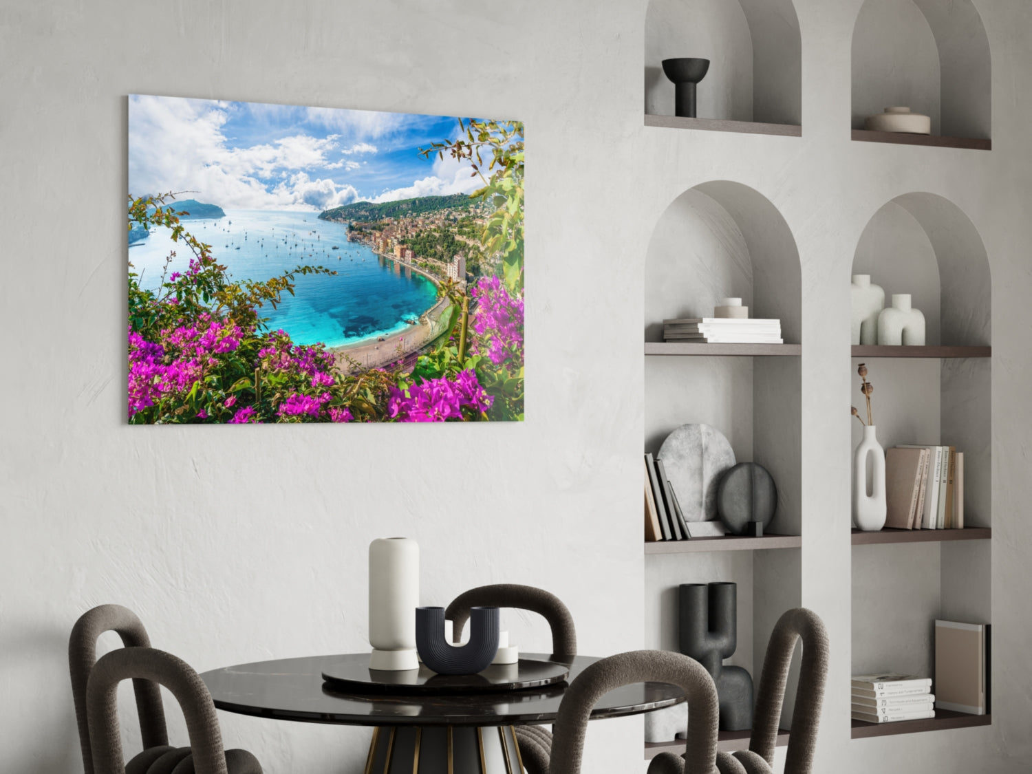 Nice France Glass Wall Art