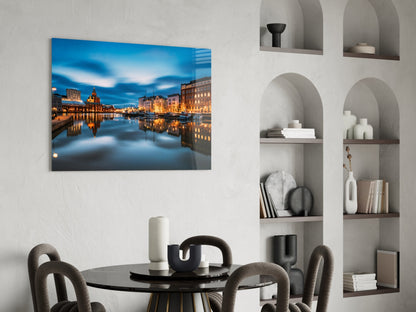 Helsinki Finland Glass Wall Art