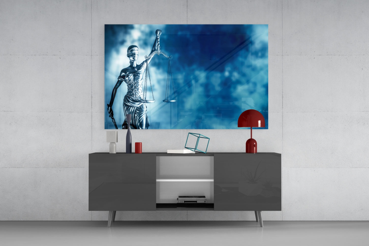 Landscape Of Justice Glass Wall Art