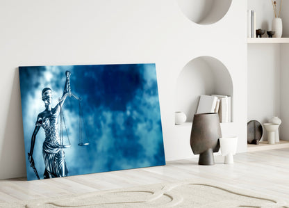 Landscape Of Justice Glass Wall Art