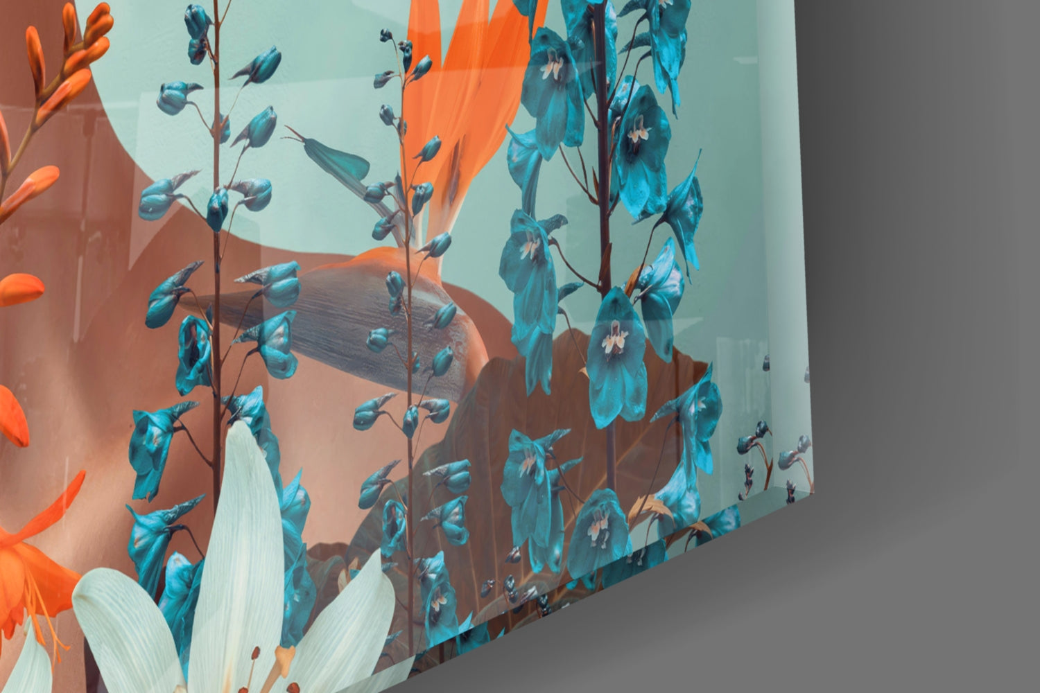Woman Abstract Art Glass Wall Art