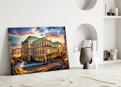 Vienna State Opera Glass Wall Art