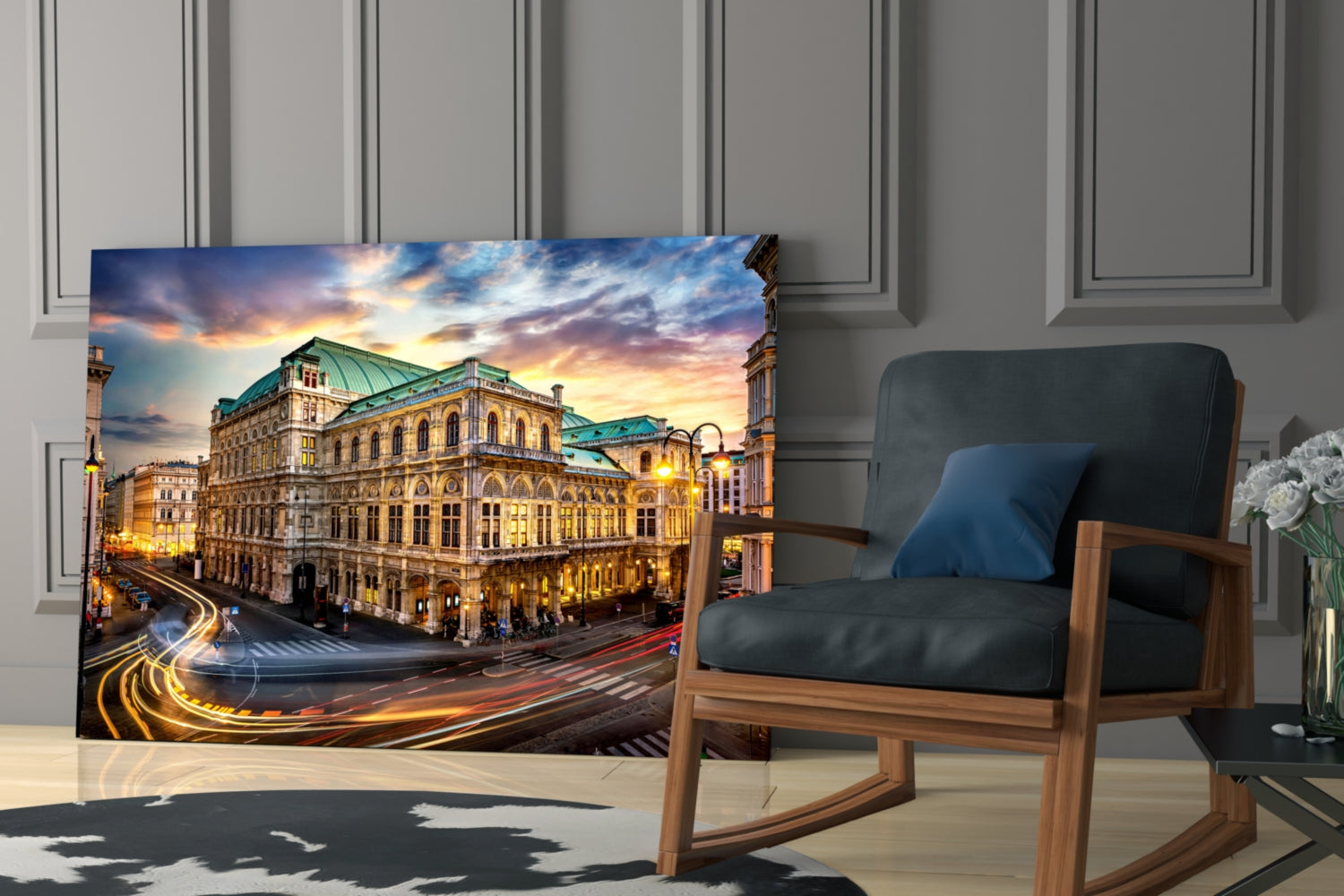 Vienna State Opera Glass Wall Art