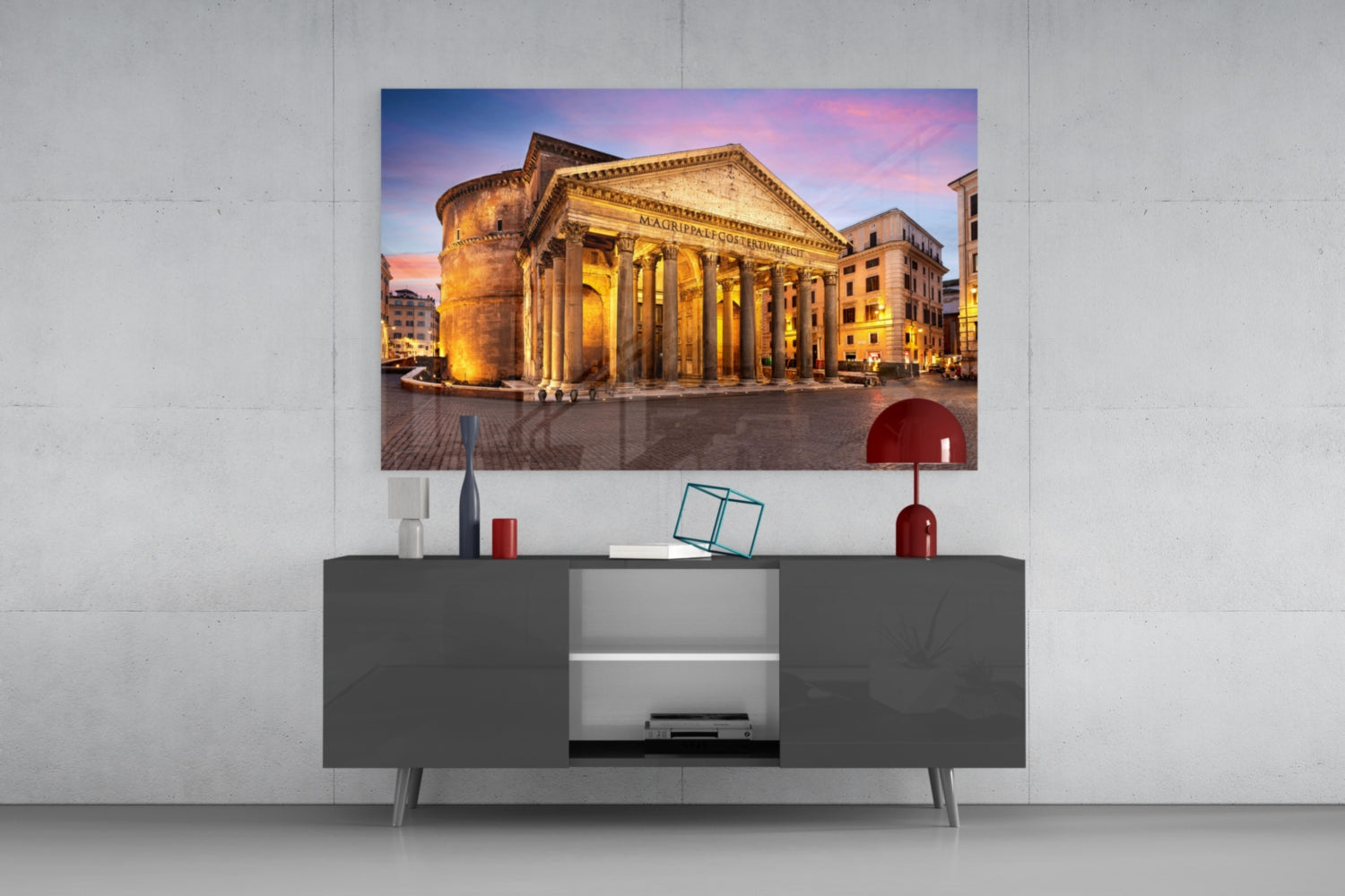 Pantheon Glass Wall Art