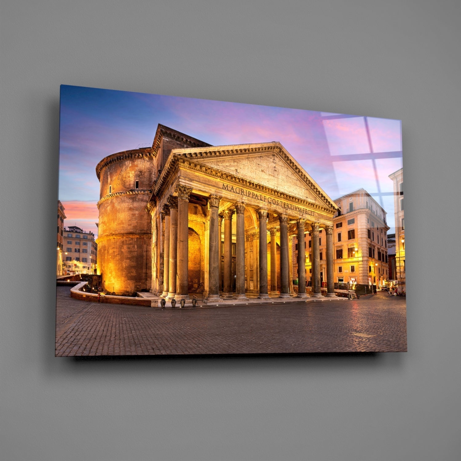 Pantheon Glass Wall Art