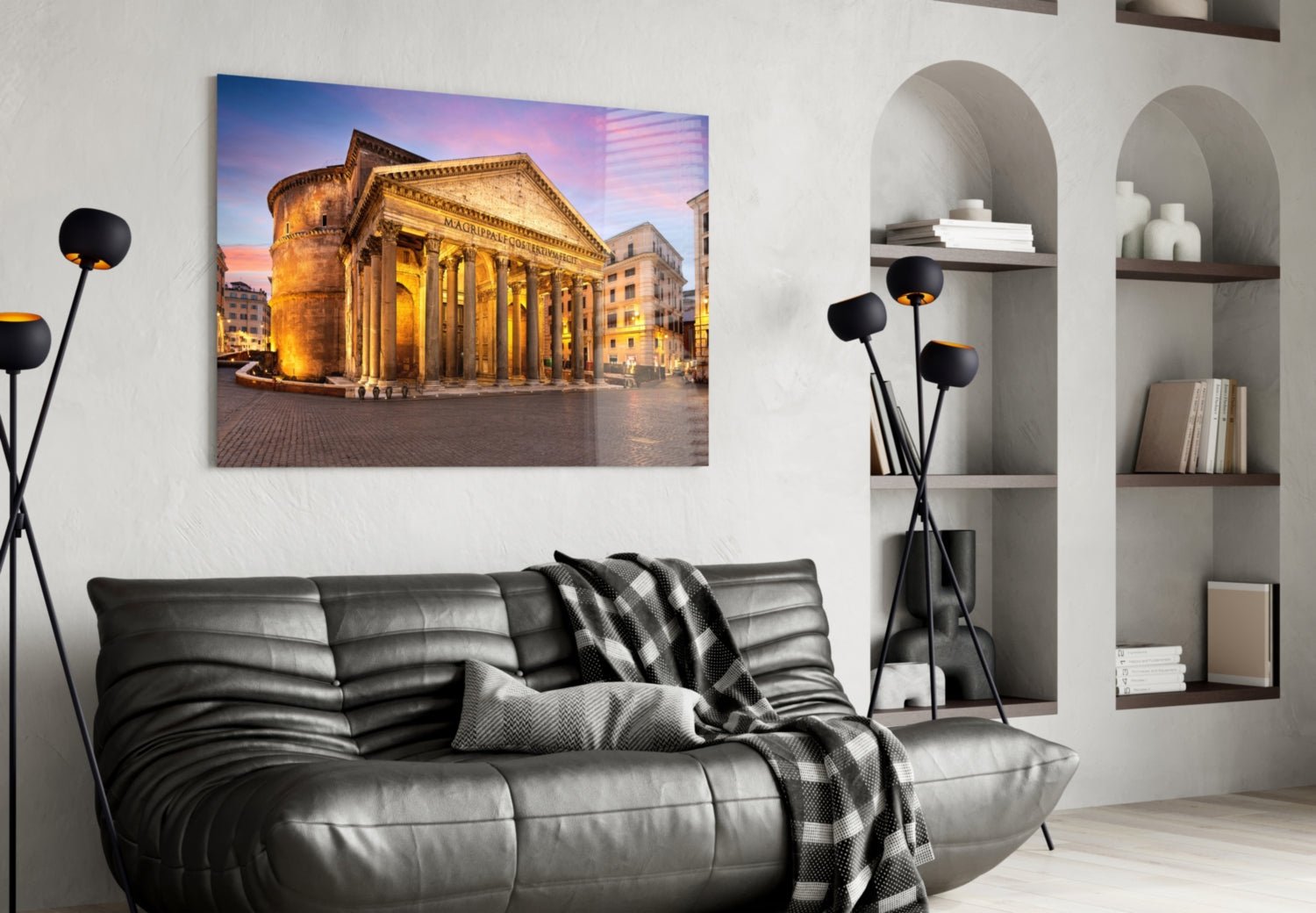 Pantheon Glass Wall Art