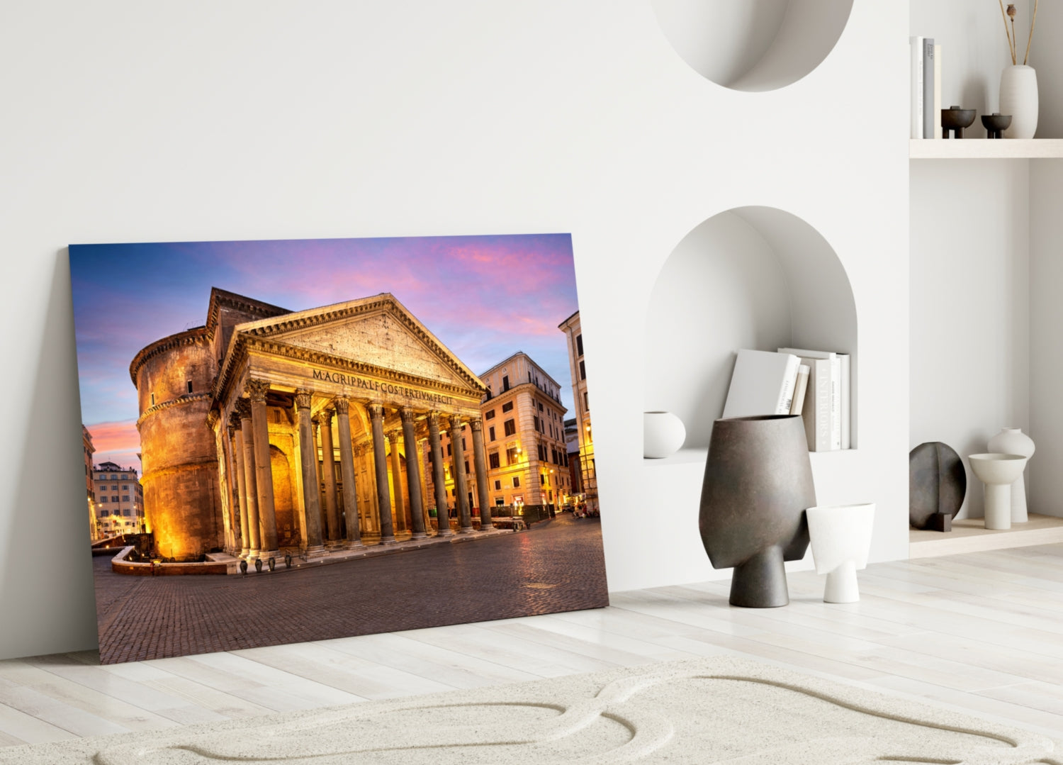 Pantheon Glass Wall Art