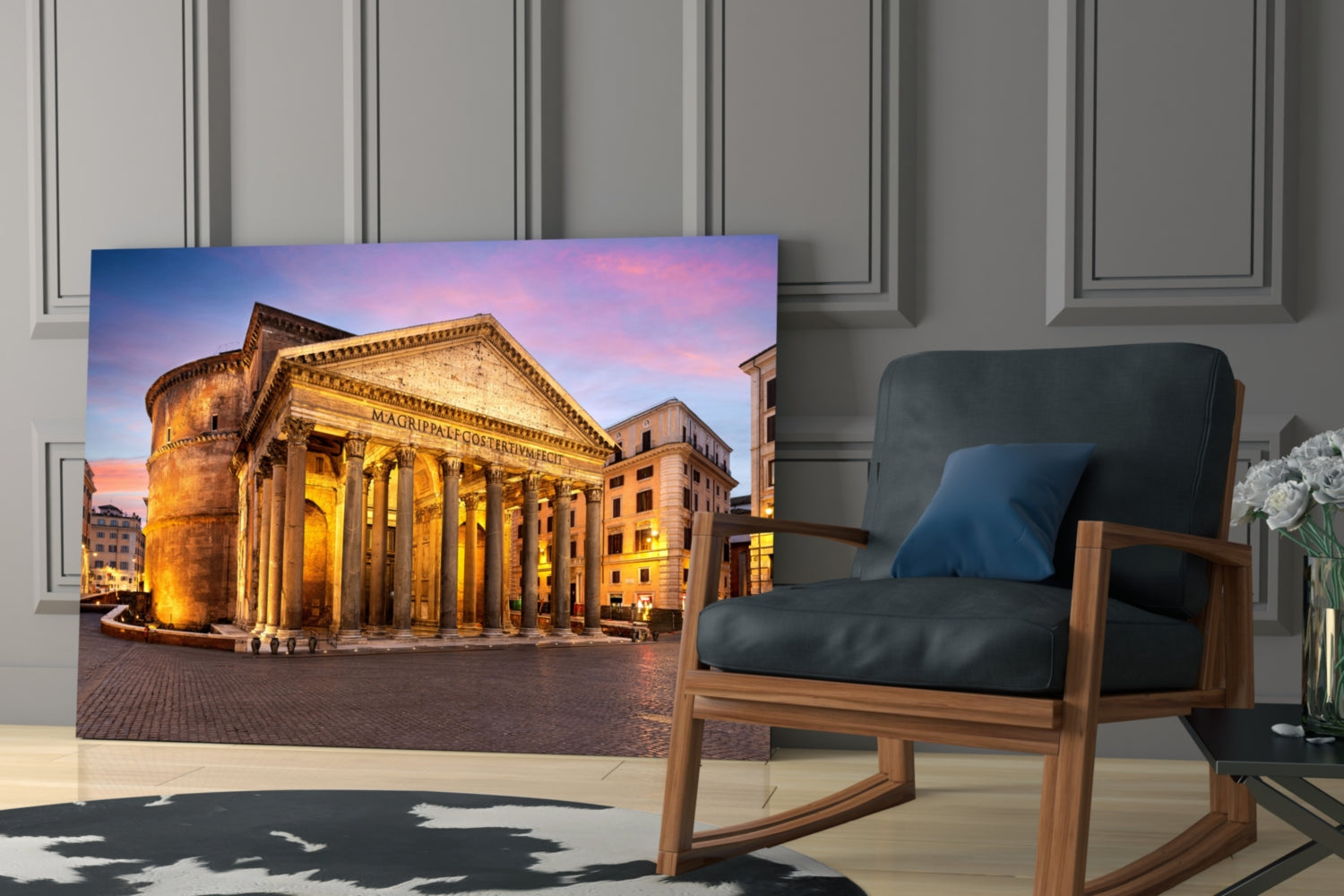 Pantheon Glass Wall Art