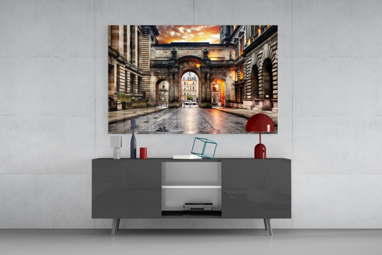 George Square Glass Wall Art