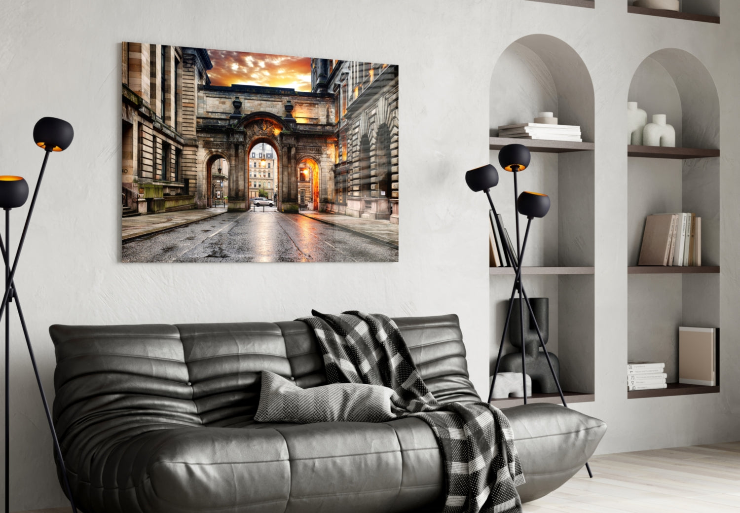 George Square Glass Wall Art