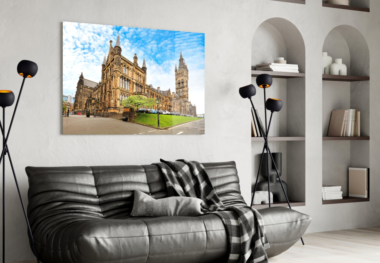 University Of Glasgow Glass Wall Art