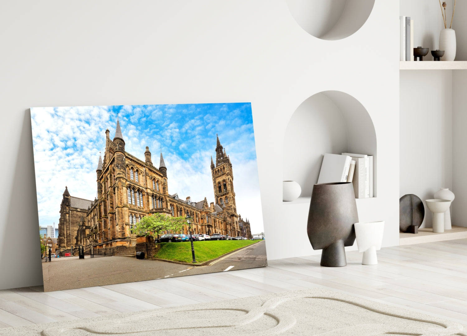 University Of Glasgow Glass Wall Art