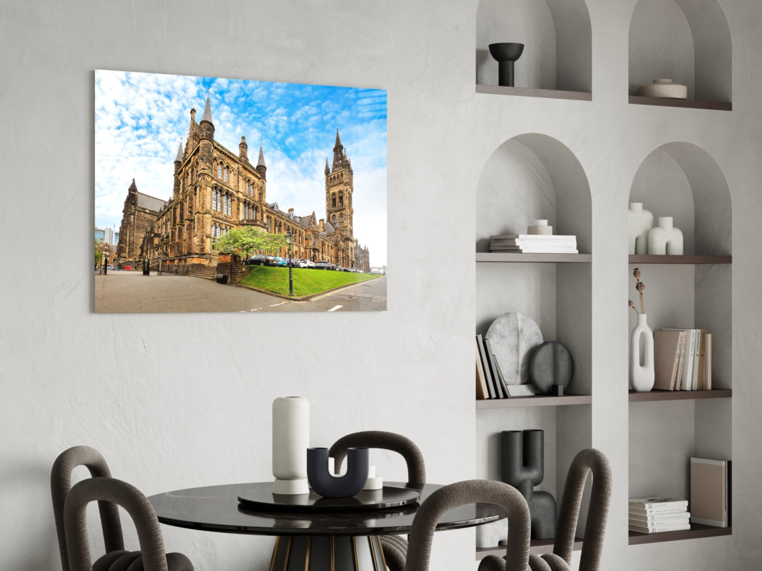 University Of Glasgow Glass Wall Art
