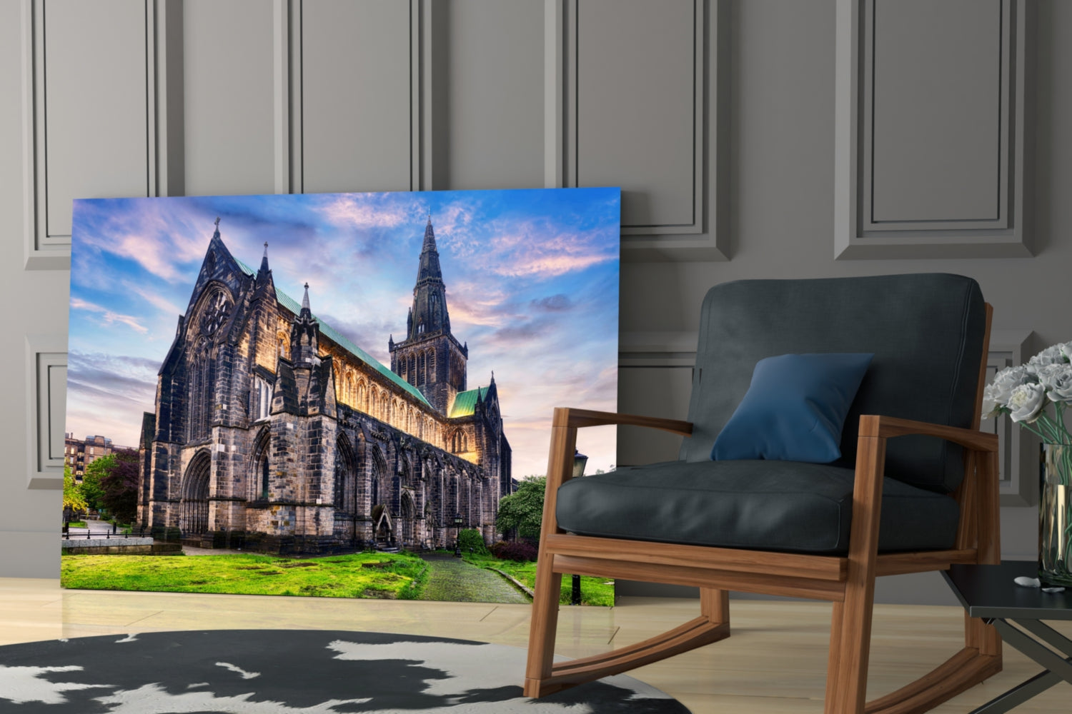 Glasgow Cathedral Glass Wall Art