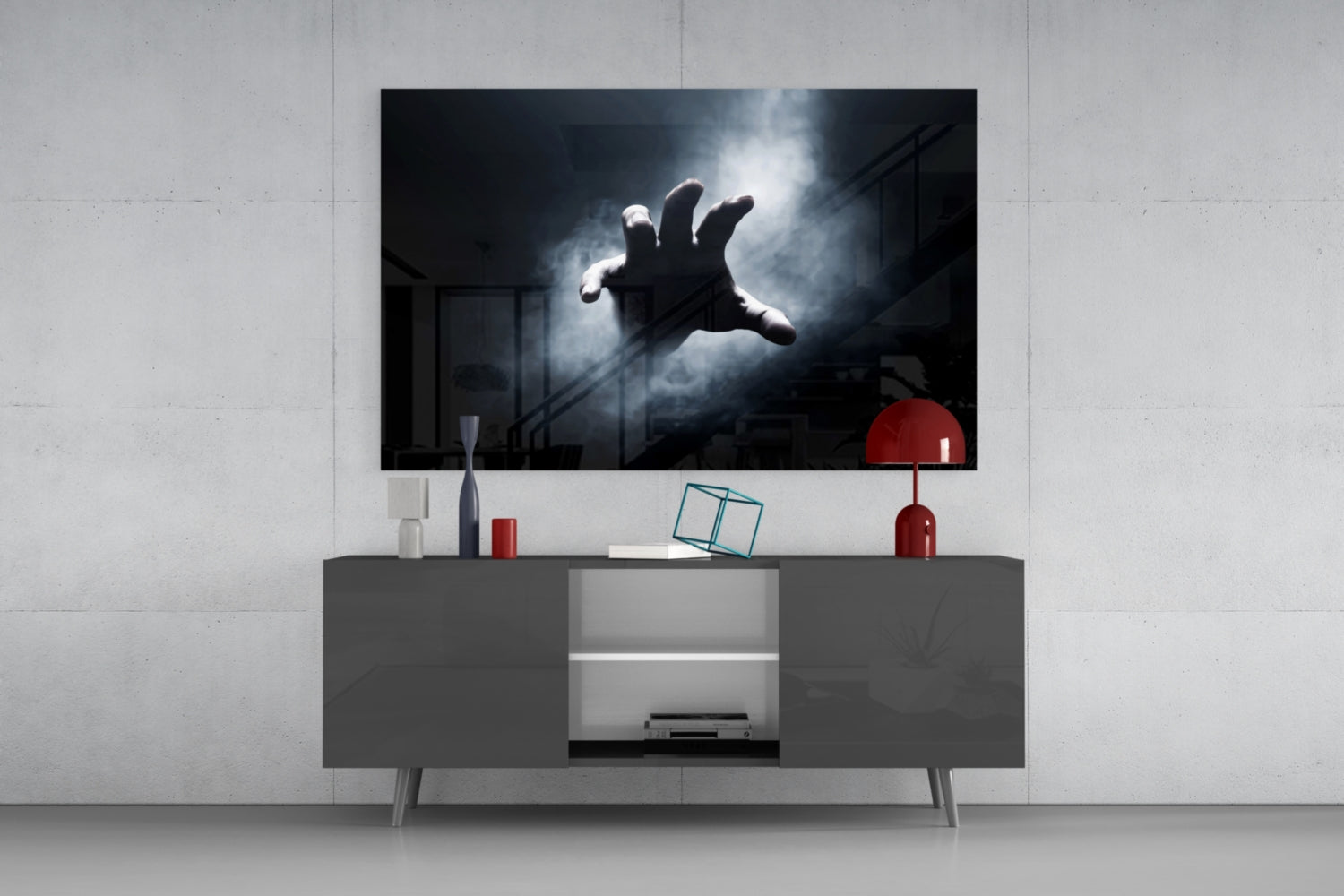 Fear Glass Wall Art