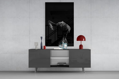 Bulldog Glass Wall Art