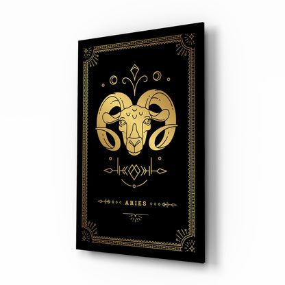 Aries Glass Wall Art