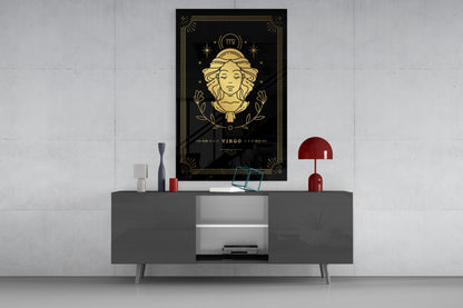 Virgo Glass Wall Art